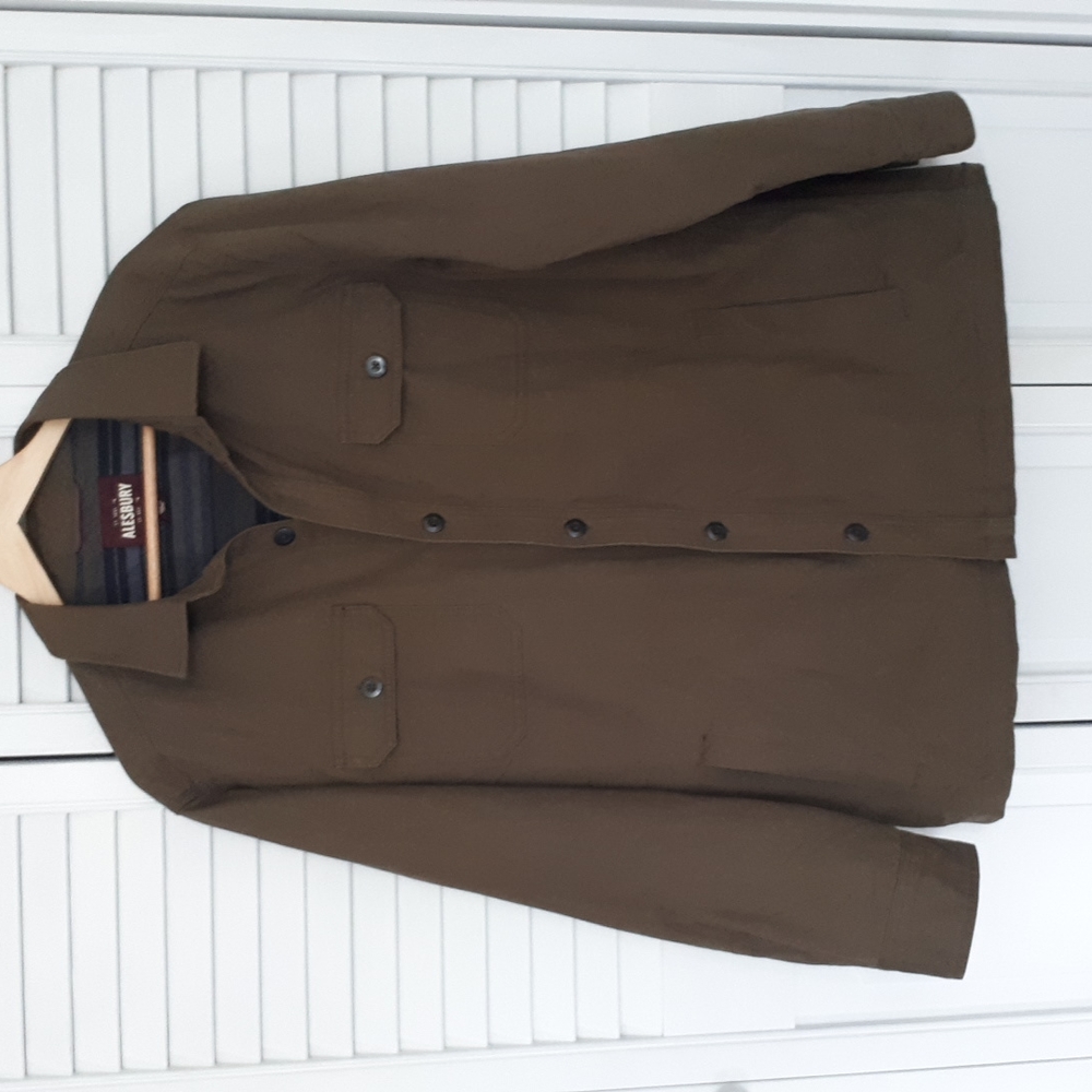 Alesbury lined military jacket/shirt. Tag says XL but fits like a L